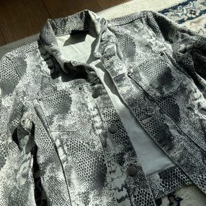 Snakeskin BDG Denim Jacket